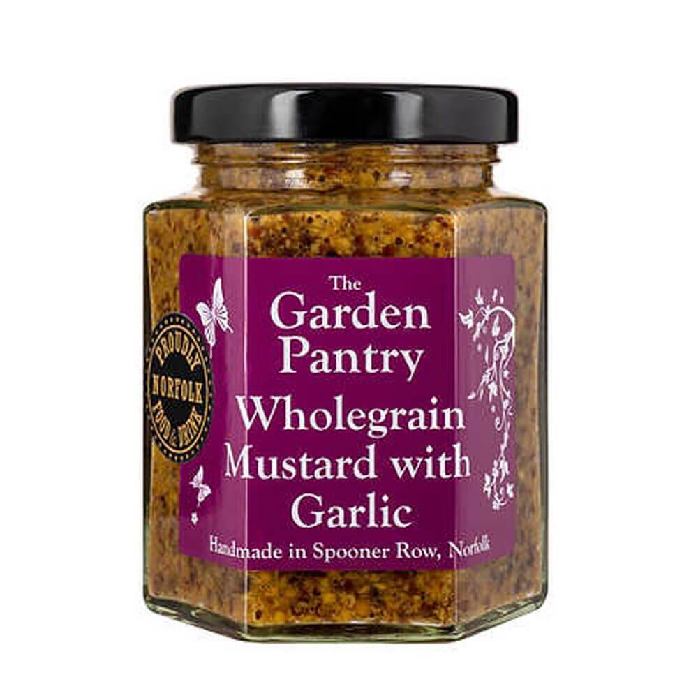 The Garden Pantry Wholegrain Mustard With Garlic 200g